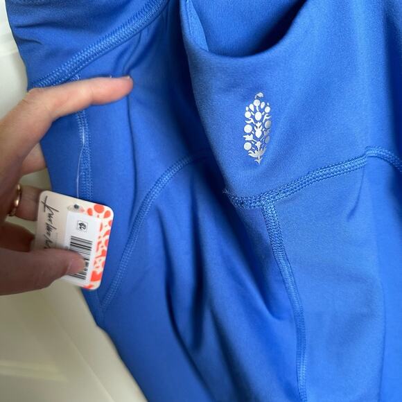 Free people Back it Up Onesie Pool Blue XS NWT - Picture 14 of 16